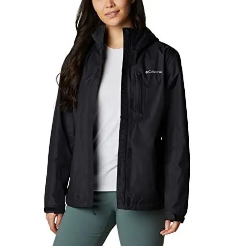 Produktbild: Columbia Damen, Wasserdicht Regenjacke, Black (Latest Collection), L