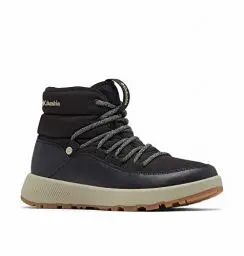 Produktbild: Columbia Slopeside Village Omni-Heat Mid WP wasserdichte Schneestiefel für Damen, Schwarz (Black x Silver Sage), 38.5 EU