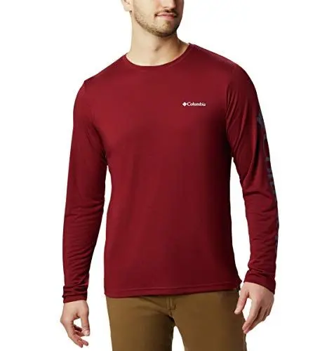 Produktbild: Columbia Sportswear Herren Longsleeve Miller Valley Graphic, Red Jasper, DAR, XXL, 1866251