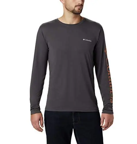 Produktbild: Columbia Sportswear Herren Longsleeve Miller Valley Graphic, Shark, Burnishe, XL, 1866251