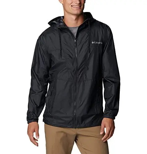 Produktbild: Columbia Trail Traveler Windbreaker-Jacke für Herren, Schwarz