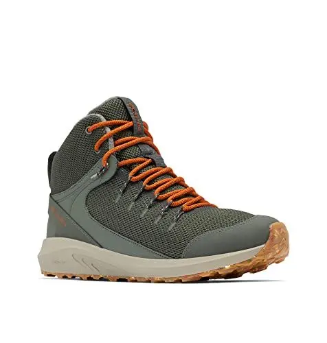 Produktbild: Columbia Trailstorm Mid WP Omni-Heat wasserdichte Wanderstiefel für Herren, Grün (Gravel x Warm Copper), 42 EU