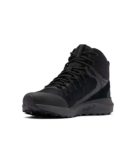 Produktbild: Columbia Trailstorm Mid Waterproof wasserdichte Trekking Und Wanderstiefel für Herren, Schwarz (Black x Dark Grey), 44 EU
