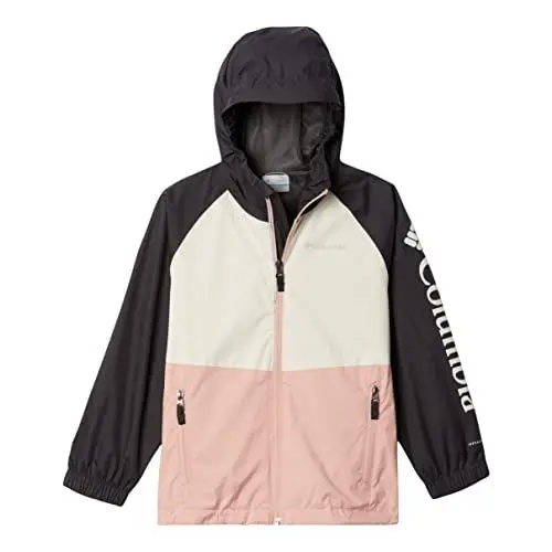 Produktbild: Columbia Unisex Kinder Dalby Springs Regenjacke, Faux Pink, Chalk, Shark, 152 EU