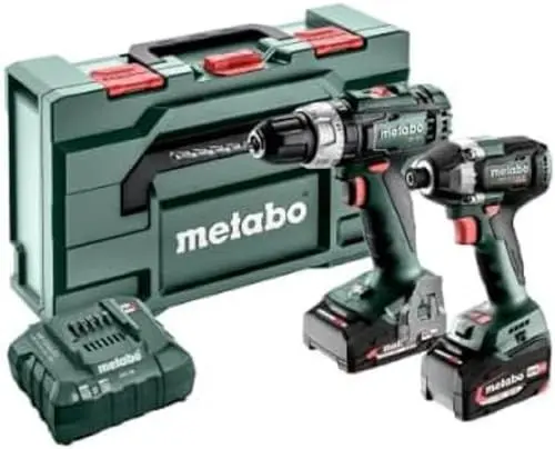 Produktbild: Metabo Combo Set 2.8.6 18V Akku-Maschinen im Set 18V (Maschinenset in metaBOX, Schlagbohrschrauber, Li-Power Akku (18 V/2,0 Ah), Li-Power Akku (18 V/4,0 Ah), Ladegerät) # 685198000