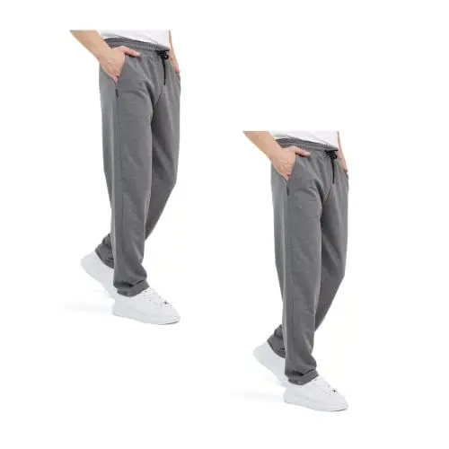 Produktbild: COMEOR Jogginghose Herren Baumwolle Sweathose - Lange Sport Hose Herren - Jogger Trainingshose Herren, Relaxing Hose (Dunkel grau, 4XL)