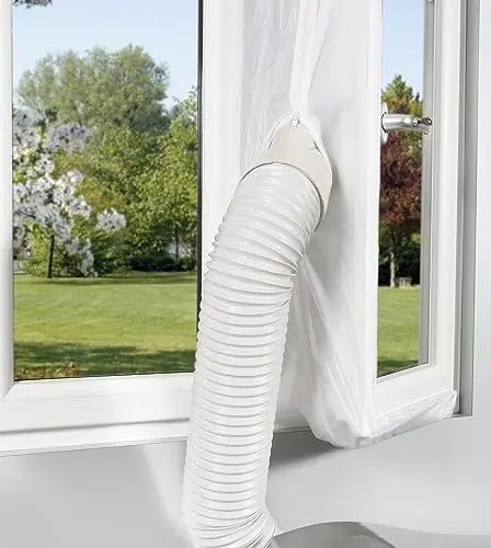 Produktbild: Comfee Fensterabdichtung Hot Air Stop für mobile Klimageräte und Abluft-Wäschetrockner, weiß, 10000196