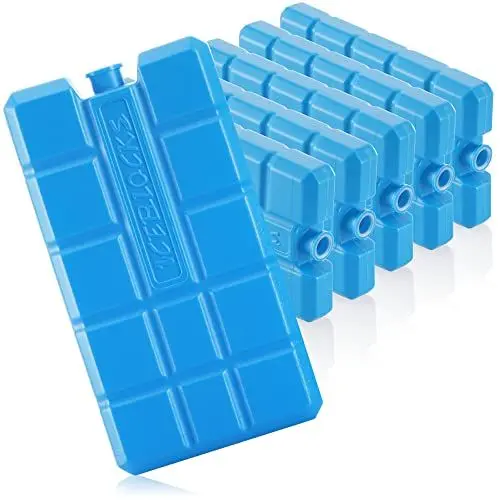 Produktbild: com-four® 6x Kühlakku in blau - Kühlelemente für Kühlbox und Kühltasche - Kühlakkus für Haushalt und Freizeit