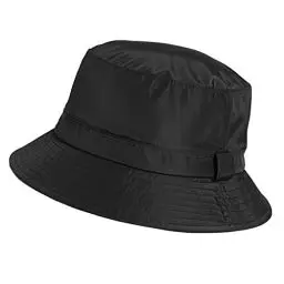Produktbild: Comhats Herren Damen Wasserdichter Fischerhut zum Spazierengehen, Golf, Safari, Damen-Regenhüte, LSF 50+, Sonnenhut, verstellbar, verstaubar, Winddicht, Schwarz, L