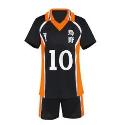 Produktbild: COMING Karasuno Uniform Shouyou Hinata Halloween Cosplay Costume Shirt Shorts Volleyball Jersey (XX-Large,Color 16)