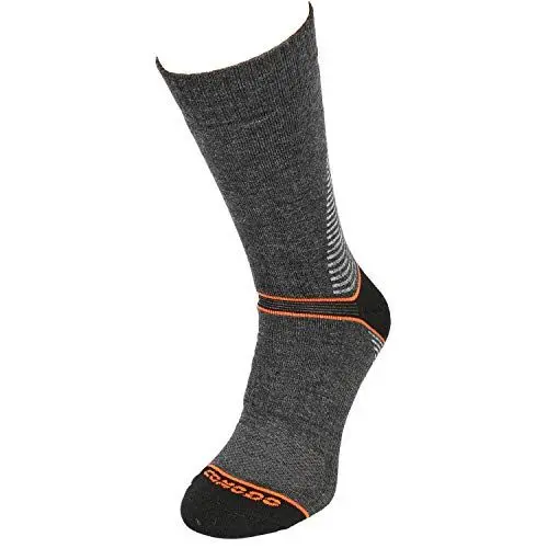 Produktbild: Comodo - Wandersocken Herren & Damen mit Merinowolle | 1 Paar Thermo Trekkingsocken Sommer & Winter | Unisex Socken zum Wandern | Bergsteigen | Trekking | Nordic Walking TRE8 02 gr 43-46 dunkel grau
