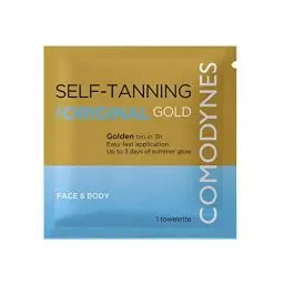 Produktbild: Comodynes - Selbstbräunungstücher Gold-Finish, Natürliche und lang anhaltende Bräune auf Gesicht, Hals und Dekolleté, Einfache Anwendung und feuchtigkeitsspendende Formel - 8 Tücher