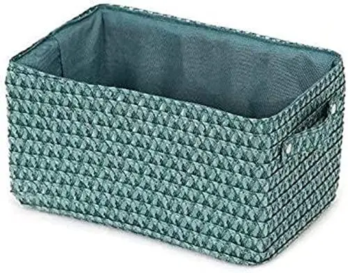 Produktbild: Compactor RAN9699 Lilou Aufbewahrungskorb mit Griff, 23 x 15 x 12 cm, Grün
