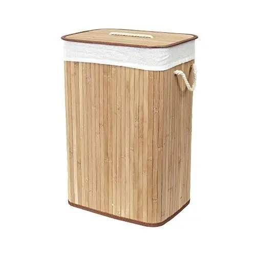 Produktbild: Compactor RAN5217 Aufbewahrung und Ordnungssysteme, Bambus-Polyester-Baumwolle, natur, 45 x 35 x H. 60 cm