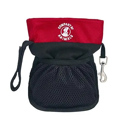 Produktbild: COMPANY OF ANIMALS Professional Leckerli-Beutel. Ideal für Hundetrainer & Dogwalker & Mehrhundehalter, extra großer Stauraum, sichere Befestigung, Reißverschlussfach, Magnetverschluss.