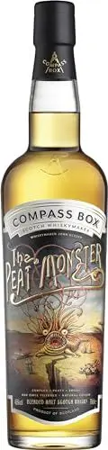 Produktbild: Compass Box | The Peat Monster | Blended Malt Whisky | Rauchige Intensität | Mit einem Hauch von Fruchtigkeit | 700ml | 46% vol.