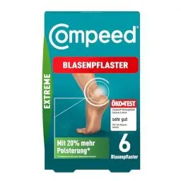 Produktbild: Compeed Blasenpflaster Extreme– Hydrokolloid-Pflaster für extra starken Schutz bei Blasen an den Fersen,6 Stück (1er Pack)
