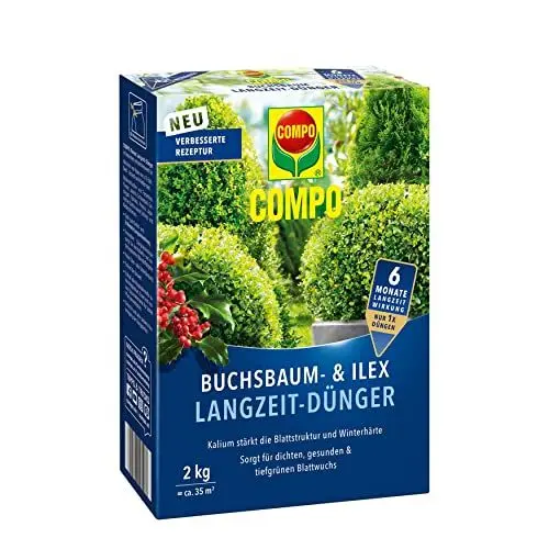 Produktbild: COMPO Buchsbaum- und Ilex Langzeit-Dünger 2kg