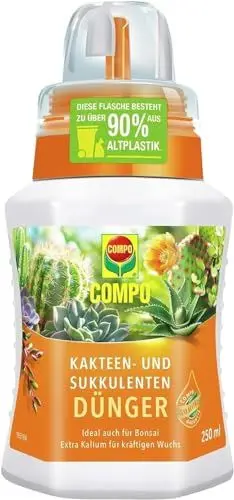 Produktbild: COMPO Kakteen- und Sukkulentendünger 250 ml, Kakteendünger