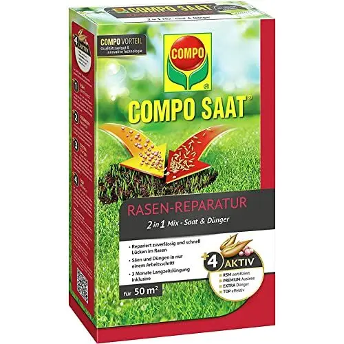 Produktbild: Compo Saat Rasen-Reparatur-Mix 1,2 kg