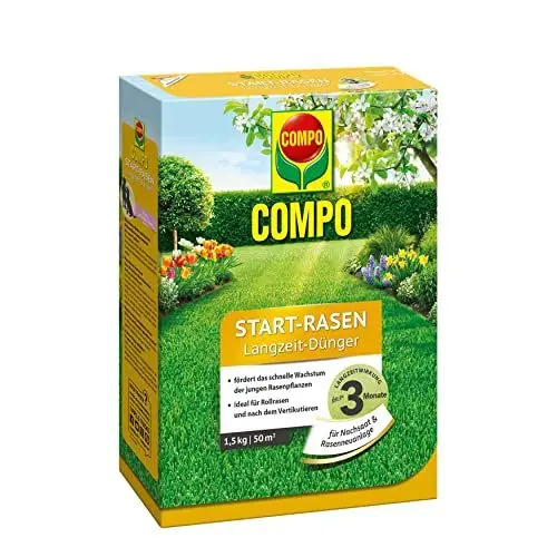 Produktbild: COMPO Start-Rasen Langzeit-Dünger 1,5kg