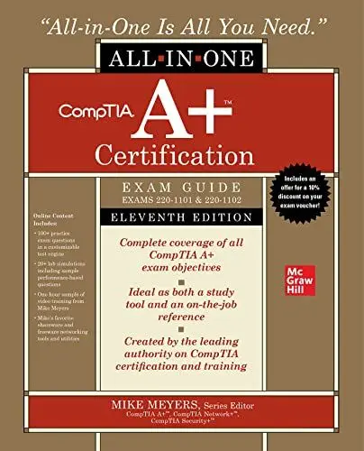 Produktbild: CompTIA A+ Certification All-in-One Exam Guide, Eleventh Edition (Exams 220-1101 & 220-1102) (The CompTIA A+ Certification All-In-One Exam Guides)