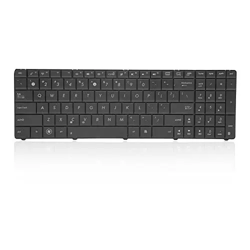 Produktbild: Computer Tastatur Ersatz 102 Tasten Ultradünne Tastatur Laptop Gaming Tastatur Home Office Tastatur für ASUS X53U X54X A53U X53B K53U K53T K73T X73B Tastatur