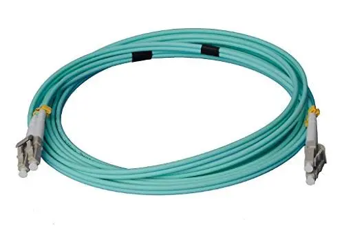 Produktbild: CONBIC LWL Glasfaser-Kabel – 3m OM3 LC auf LC Stecker, Duplex 50/125 Patchkabel – Lichtwellenleiter 3 Meter