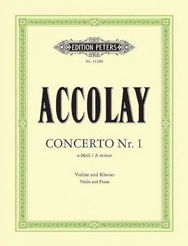 Produktbild: Concertino a-Moll: Für Violine und Streicher in der Ausgabe für Violine und Klavier (Edition Peters)