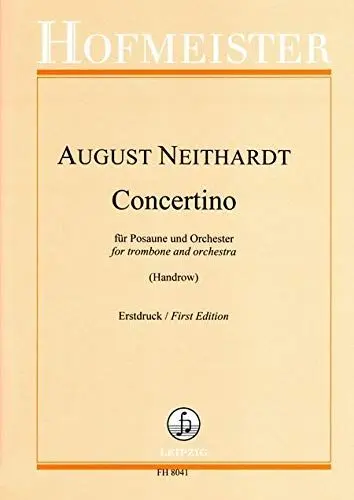 Produktbild: Concertino für Posaune und Orchester: Noten, Posaune, Orchester / mittelschwer