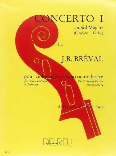 Produktbild: CONCERTO N1 EN SOL MAJ. --- VIOLONCELLE ET PIANO