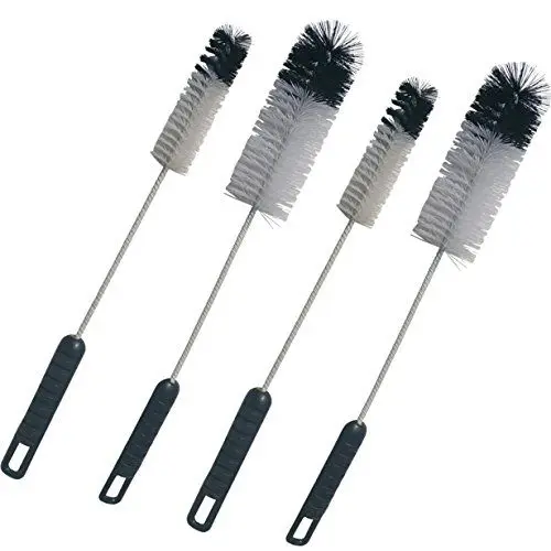 Produktbild: Condello Casa Flaschenbürste Twist Bottle Brush Spülbürsten Set Flaschenreiniger Reinigungsbürste Gläserbürste Reagenzglasbürste Tassenbürste Schlauchbürste Rohrbürsten Topfbürste Dünn und Lang (2)