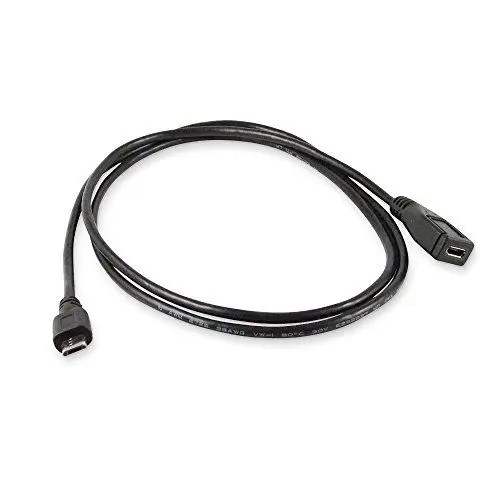 Produktbild: conecto CC20025 USB-Kabel, Micro-USB 2.0-Stecker auf Buchse Typ B, 5-adrige Verlängerung für OTG, MHL (1 Stück), 1,20m