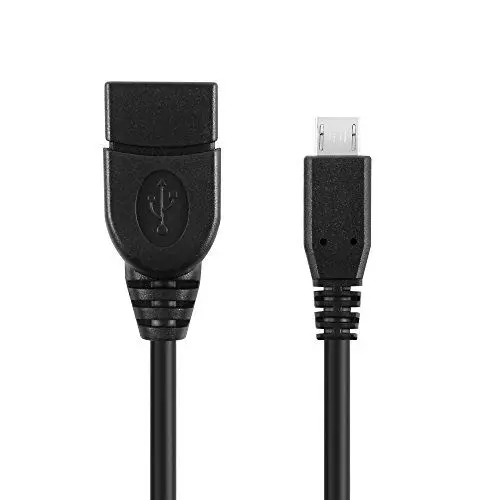 Produktbild: conecto CC20027 USB-OTG Adapter-Kabel, Micro-USB 2.0-Stecker auf USB-Buchse Typ A, (1 Stück), 0,15m