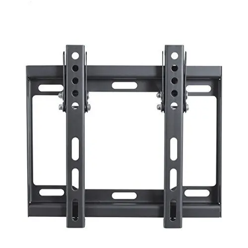 Produktbild: conecto CC50261 Wandhalterung für TV Geräte mit 58-107 cm (23-42 Zoll), neigbar -14° bis 0°, Wandabstand 25mm, Traglast max. 35,0kg, VESA 200x200, schwarz