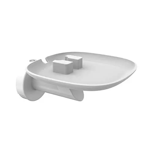 Produktbild: conecto, Wandhalterung für SONOS ONE (SL) und SONOS Play:1, Lautsprecher-Halterung aus Stahl und Aluminium, weiß
