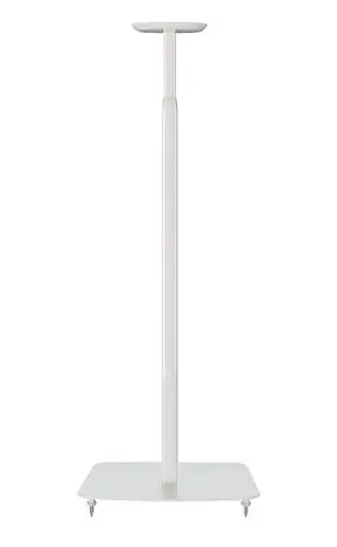 Produktbild: conecto höhenverstellbarer Lautsprecherständer für SONOS ONE® und SONOS ONE SL®, Wandabstand 25cm, Traglast 3kg, weiß