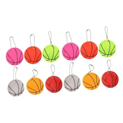 Produktbild: CONGARTENO 2 Sets Elegante Reflektierende Schlüsselanhänger Reflektierende Hängende Verzierung Für Sport Party Favors 6 Stück * 2