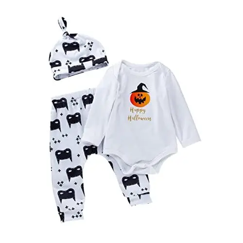Produktbild: CONGARTENO 1 Satz Halloween-Spielanzug halloween theme halloween outfit babytragen Neugeborenes Outfit für Jungen Halloween- -Overall Säuglingskleidung -Halloween-Kostüm Baumwolle