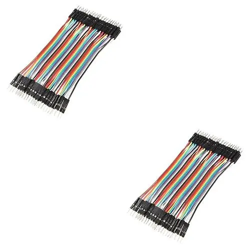Produktbild: CONGARTENO 2 Sätze 40-teilig 10cm Auf Jumper Drähte Gemacht Für Breadboard- 40pcs * 2