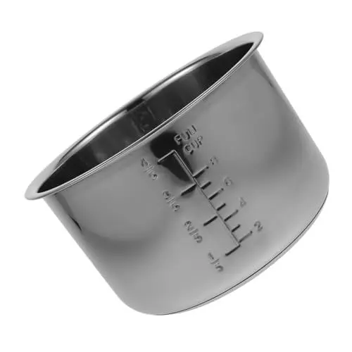 Produktbild: CONGARTENO Auskleidung für Reiskocher repuesto Instant-Topf Innentopf 4q reiskocher topf Rice Cooker Innenbehälter herd ersatz versorgung Reiskocher-Innentopf ersetzen Edelstahl 304 Silver