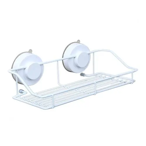 Produktbild: CONGARTENO Hängendes Badezimmerregal Bad Sammler Badezimmer-Organizer Wandmontiertes Wandmontierte Regale Weiß
