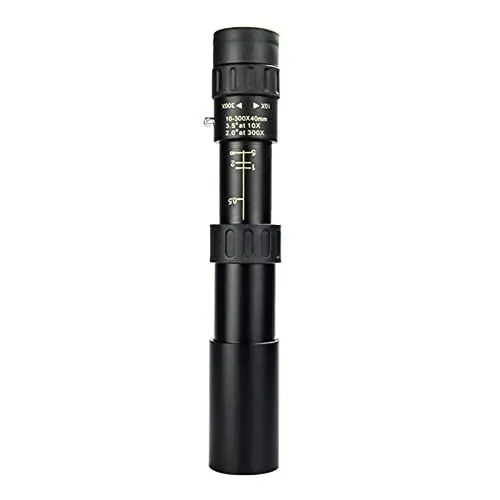 Produktbild: Coniya 10-300×40 Zoom Monokular High Definition BAK4 Prism Monokular Einziehbares Teleskop mit Tragetasche für Reise-Vogelbeobachtung