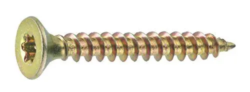 Produktbild: Connex Universalschrauben 4,0 x 20 mm - 1 kg Großpack - Senkkopf - TX-Antrieb - Vollgewinde - Gelb verzinkt / Schrauben-Set / Schrauben im Beutel / KL3214020