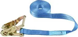Produktbild: Connex Zurrgurt - Einteilig - 5 m x 25 mm - 1500 kg maximale Belastbarkeit - Mit Spannratsche, ohne Haken - Aus Polyester / Spanngurt / Ladungssicherung / Ratschengurt / B34410