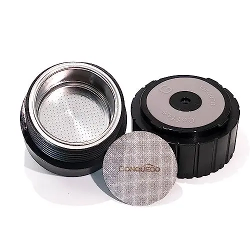 Produktbild: CONQUECO Kaffeepulverkammer – Kammer für gemahlenen Kaffee für tragbare 12-V-Espressomaschinen (Max. 12 g Kaffeepulver)