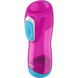 Produktbild: Contigo Trinkflasche Swish Autoseal große BPA-freie Kunststoff Wasserflasche, auslaufsicher, für Sport, Fahrrad, Joggen, Wandern, 500 ml, Pink