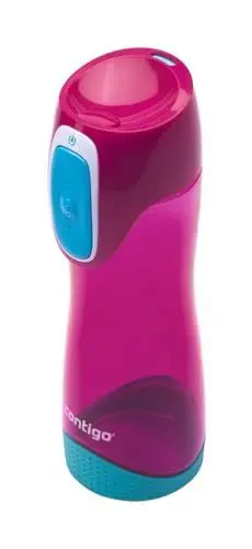 Produktbild: Contigo Trinkflasche Swish Autoseal, große BPA-freie Kunststoff Wasserflasche für Kinder, 100% auslaufsicher mit automatischer Verriegelung, für Sport, Kindergarten, Kita, Schule, 500 ml