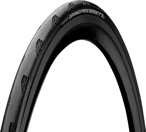 Produktbild: Continental Unisex – Erwachsene Grand Prix 5000 Reife, Schwarz/Schwarz, 28 Zoll/700x25C/25-622