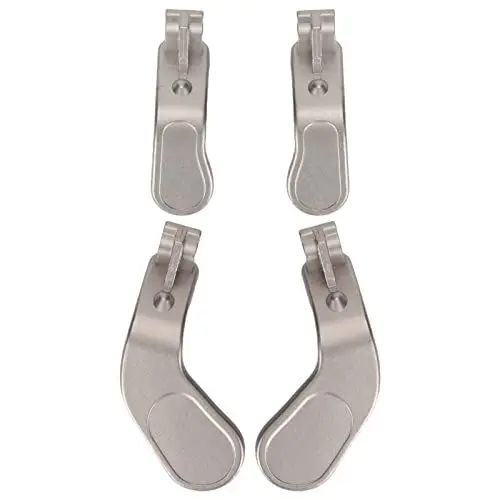 Produktbild: Controller-Paddles, 4 Stück Metall-Edelstahl-Paddles Hair Trigger Locks Ersatzteile für One Elite Controller Series 2